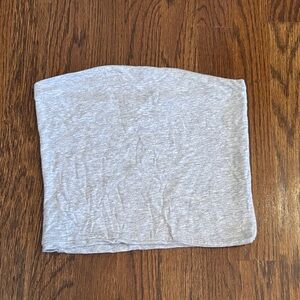 Brandy Melville Light Gray Tube Top